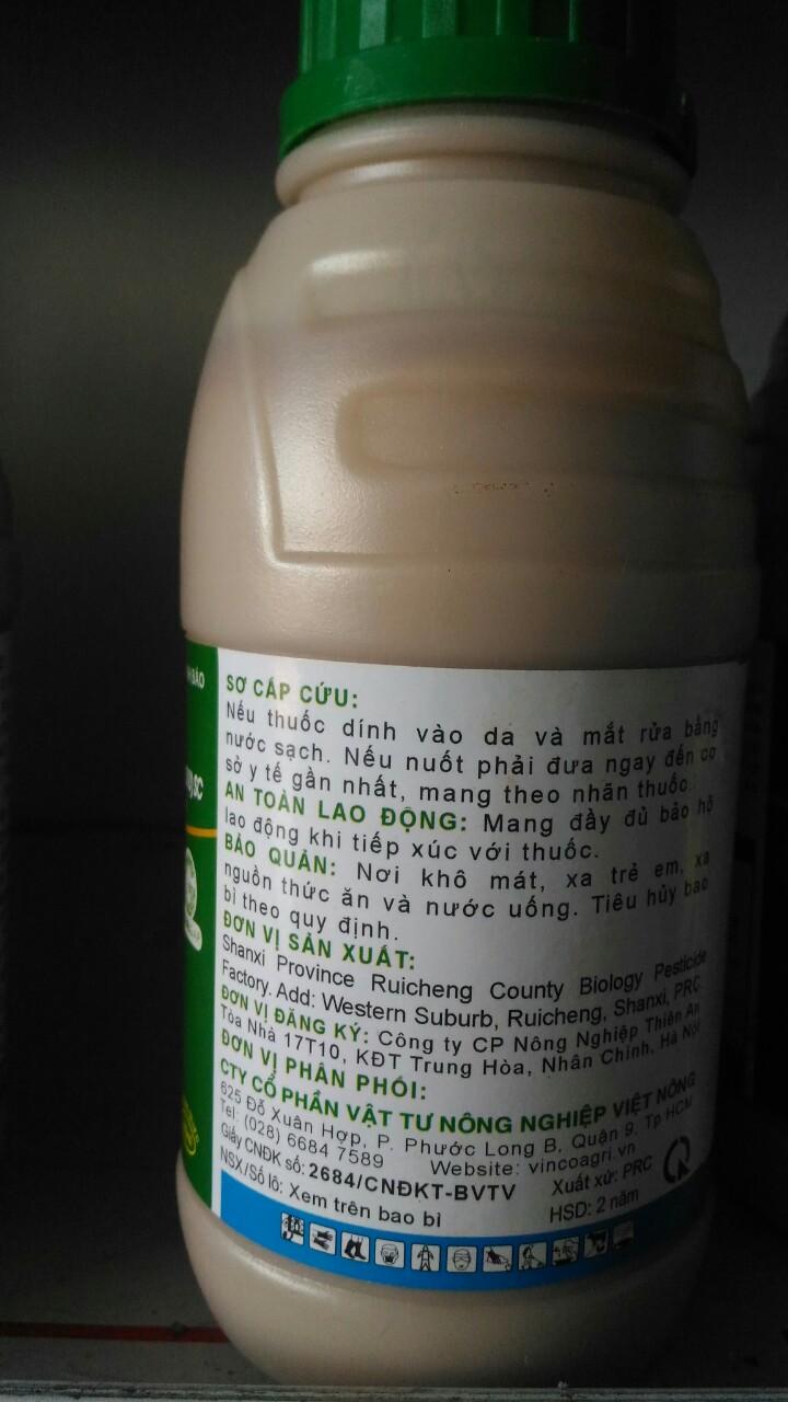 THUỐC TRỪ SÂU SINH HỌC PETHIAN 4000 UI SC 500ML