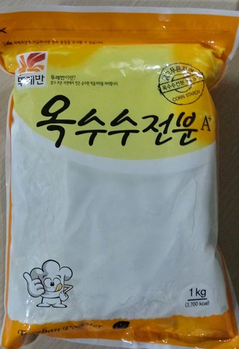 Bột Ngô Nguyên Chất Hàn Quốc 1Kg (Tinh Bột Ngô, Bột Bắp) - 옥수수전분