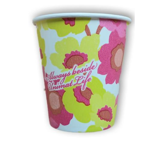 Combo 200 ly giấy (Cốc Giấy) Hàn Quốc 7OZ 250ML ( Flower )