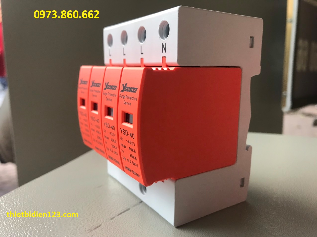 Chống sét lan truyền AC 2P 40kA - 4P 40kA