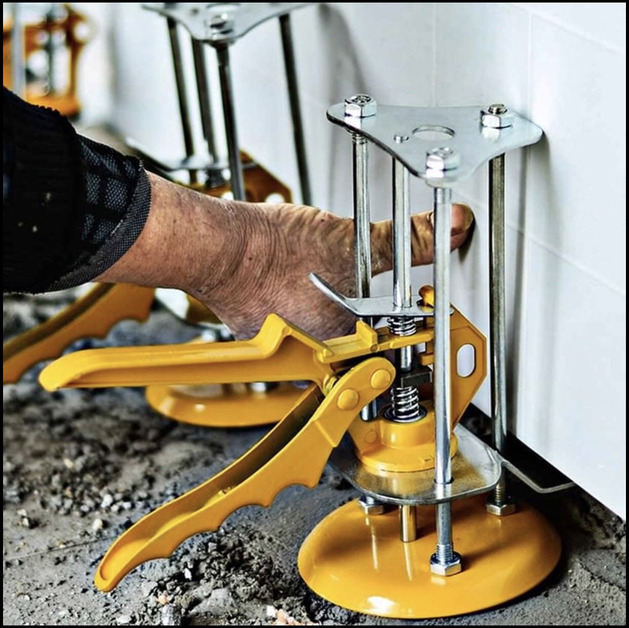 Bộ 2 kích kê nâng gạch, con đội lấy cốt gạch men