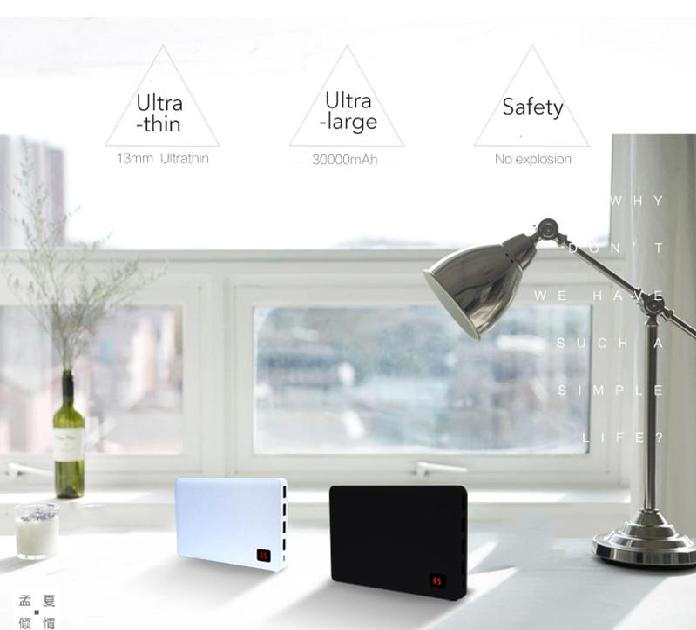 Pin Dự Phòng Remax Proda Notebook 30000mah 4 cổng USB