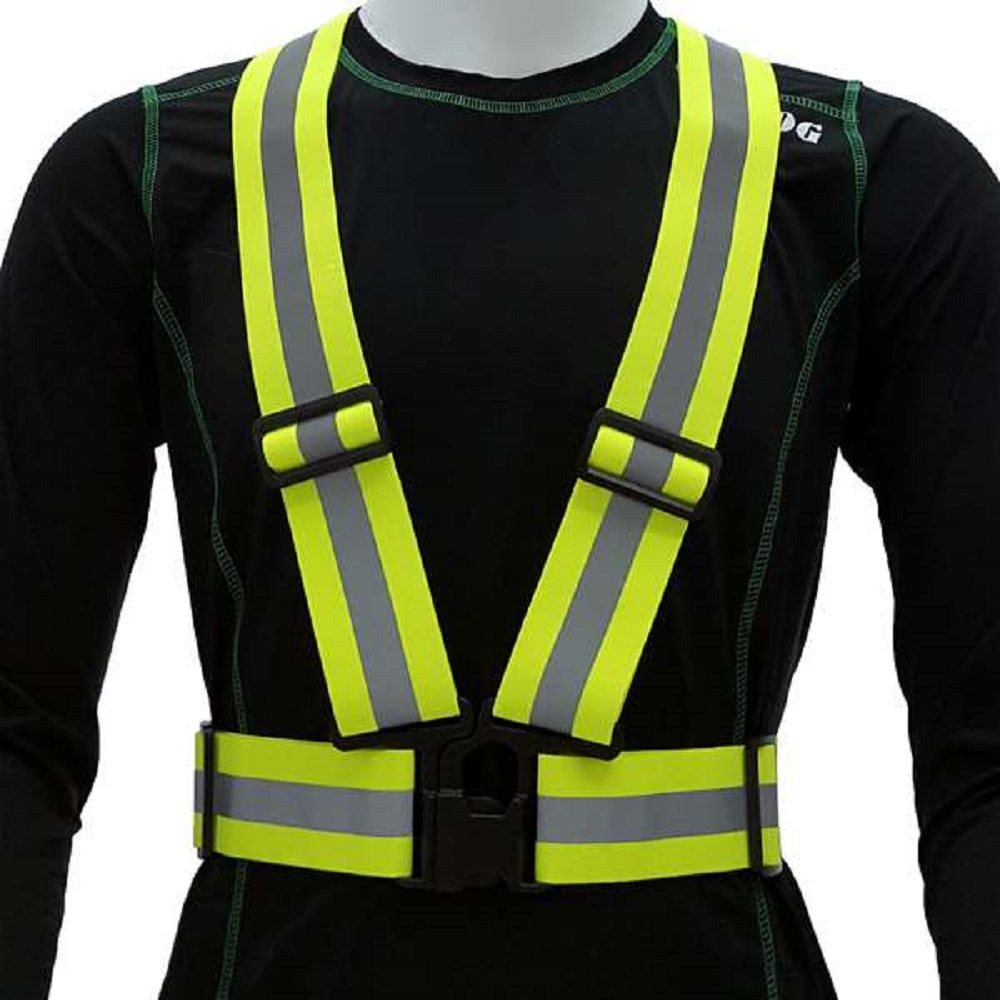 Dây Phản Quang Vải Thun Co Dãn Tốt, Áo Phản Quang Co Dãn