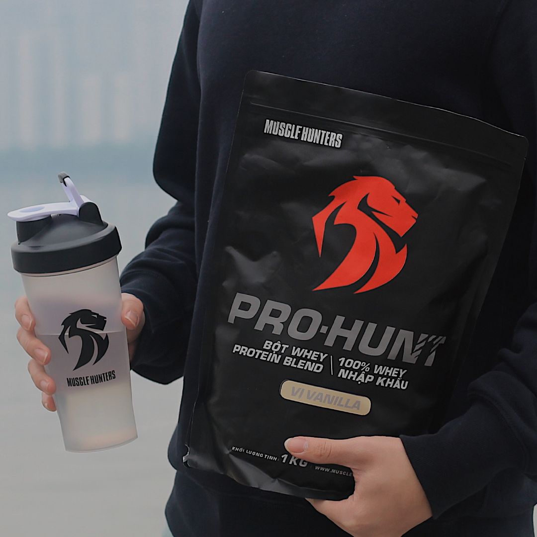 MUSCLE HUNTERS' SHAKER | BÌNH LẮC 600ML