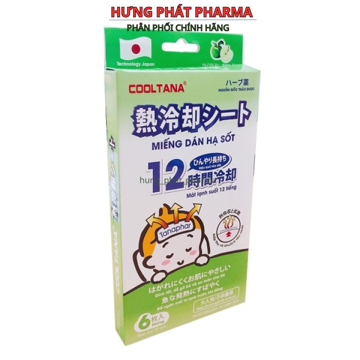 Miếng dán hạ sốt Tanaphar Cooltana