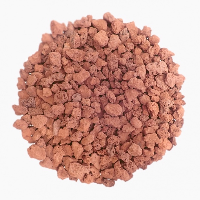 Đá Nham Thạch/ Đá Lava Đỏ - Đen (1000gr) Size 3-6mm - Cao cấp - Sạch bụi