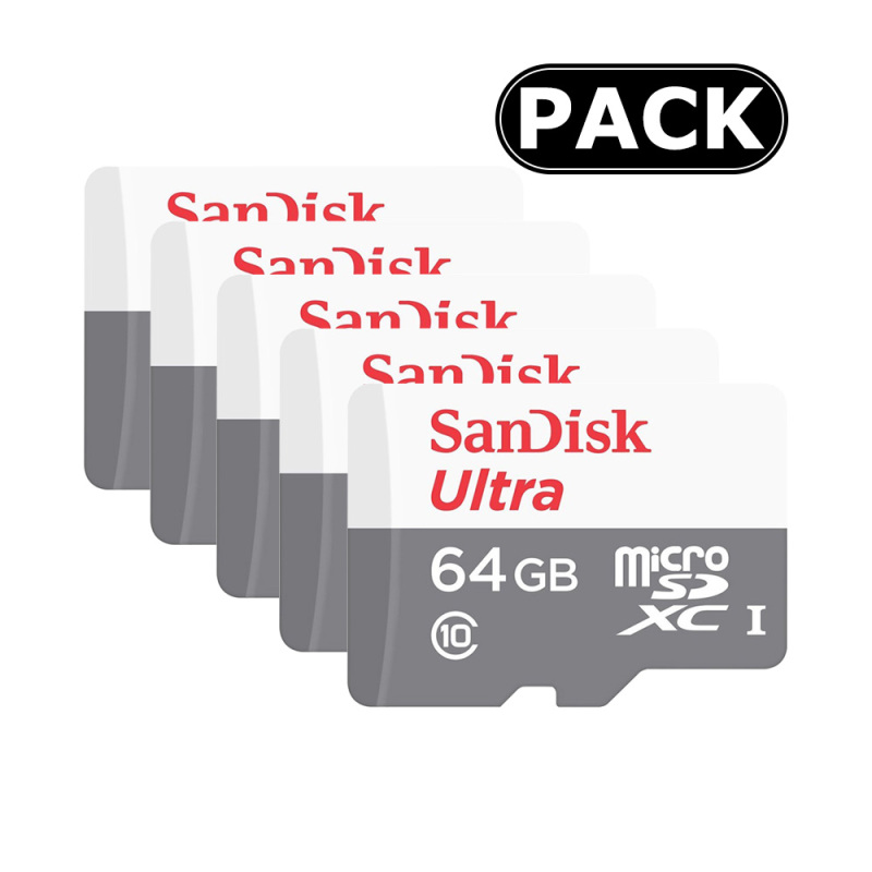 Combo Thẻ Nhớ MicroSDXC SanDisk Ultra 64GB 80MB/s 533x SDSQUNS-064G-GN3MN
