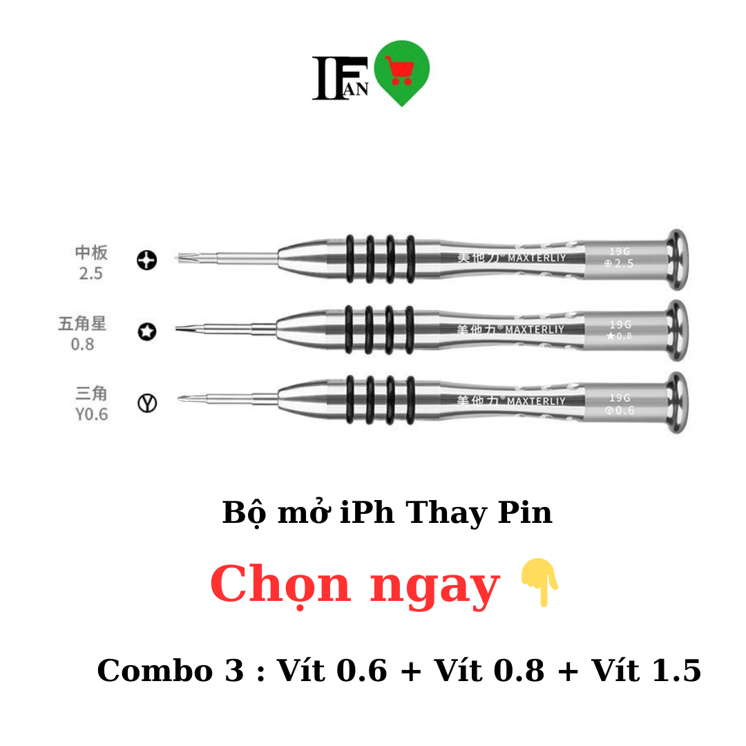 Tu Vít Mở Điện Thoại Chuyên Dụng Đủ Bộ