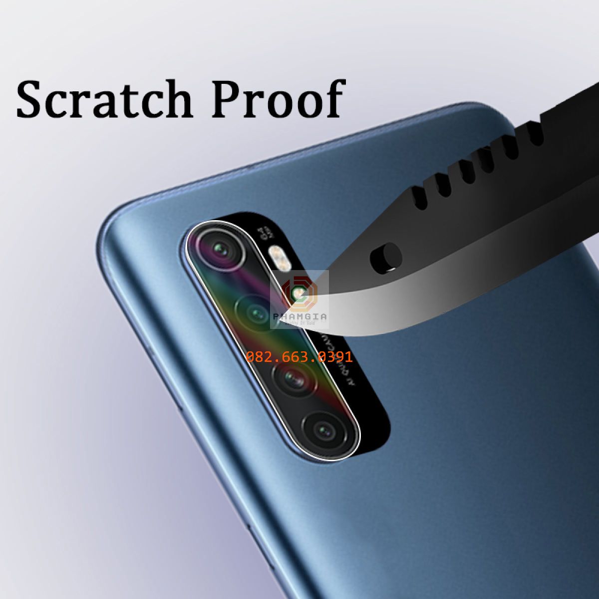 Kính cường lực camera nano dành cho Xiaomi Mi Note 10 Lite