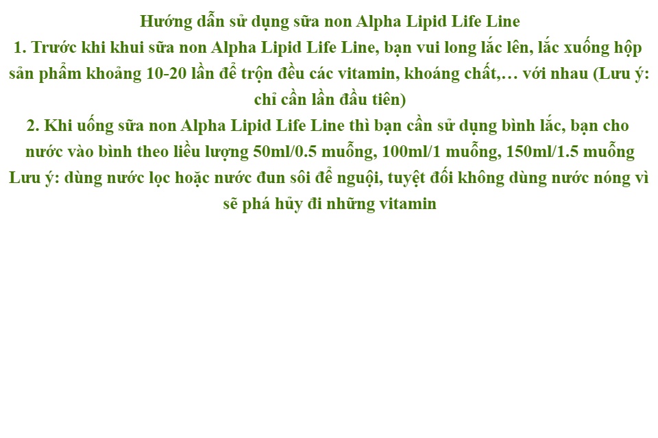 Combo 2 lon  sữa non Alpha Lipid Lifeline 450g date 2025