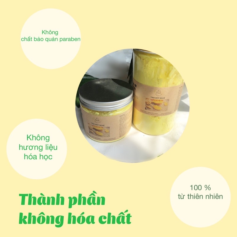 Tinh bột nghệ sẻ nguyên chất Cỏ Lành 1000G