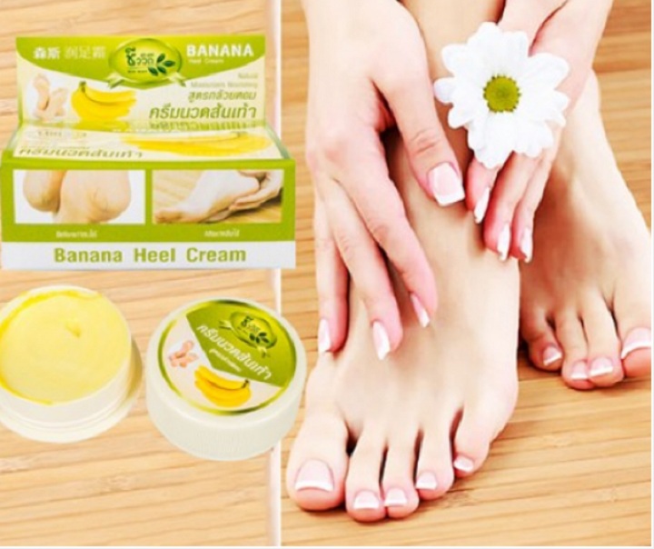 Kem chuối thoa nứt gót chân-the banana creams heels thái lan