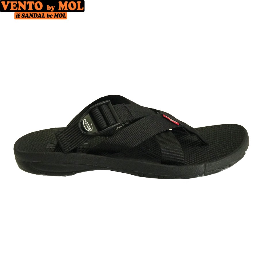 Dép nam quai chéo Vento VT1189B màu đen