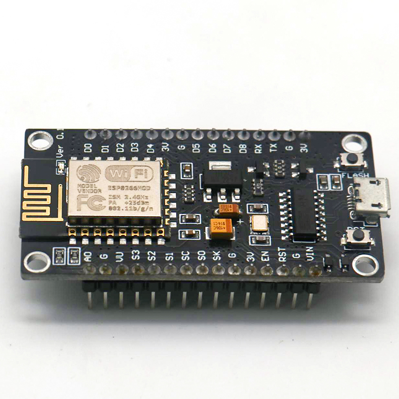 Đã nạp cod Kít RF thu phát wifi ESP8266 NodeMCU Lua V3 CH340, Đế Kit Lua