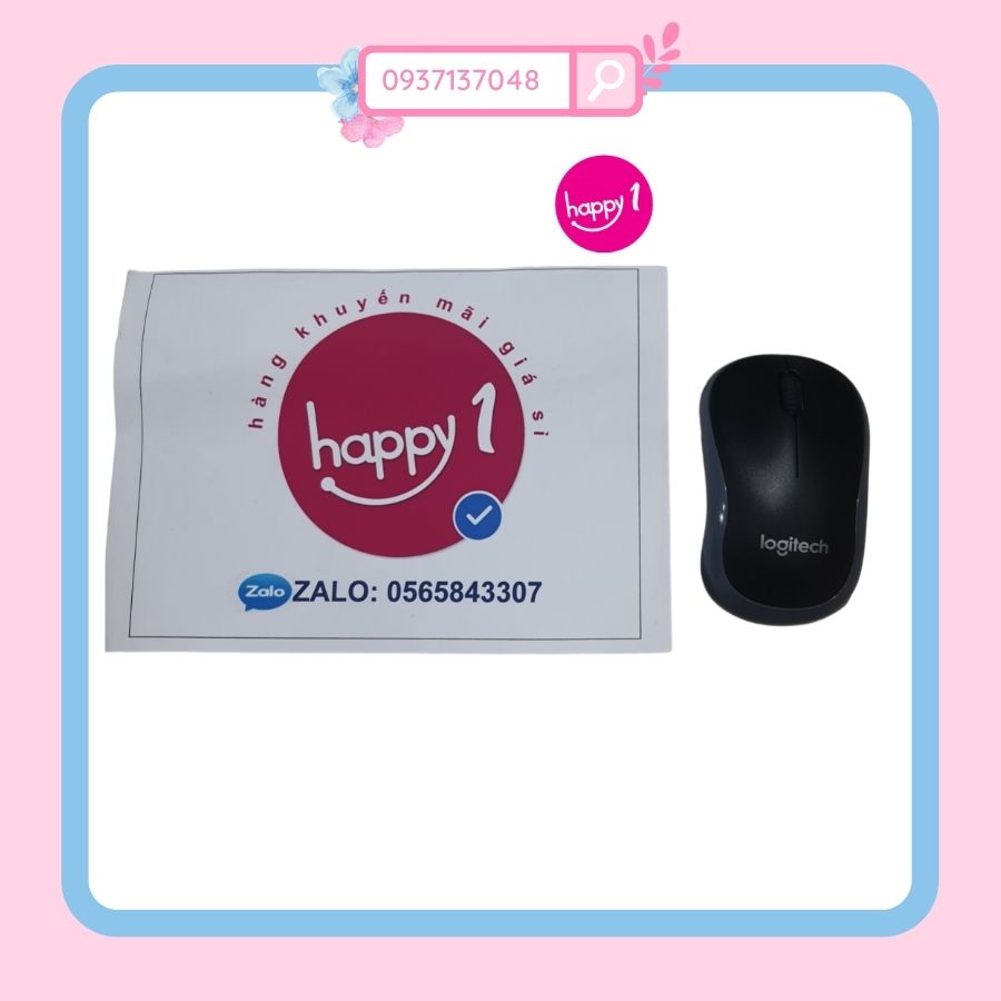 Chuột máy tính không dây Logitech M186 chính hãng