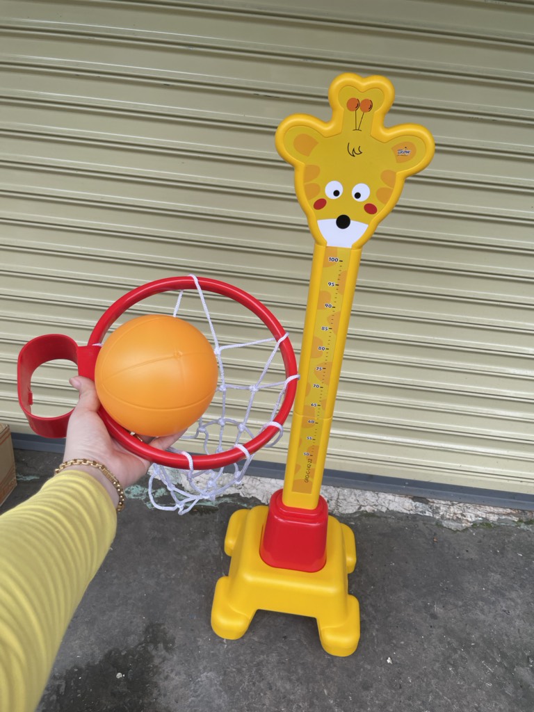 Bộ khung thành bóng rổ Grow 2in1 cho bé