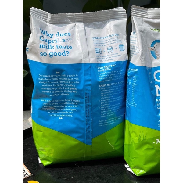 [Bill Úc] Sữa dê Caprilac Goat Milk Powder 1kg