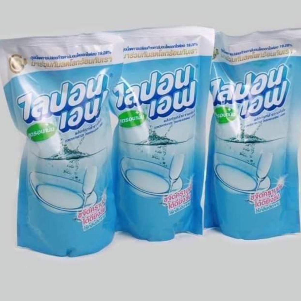 [COMBO 3 BỊCH] NƯỚC RỬA CHÉN LIPON 550ML [KHÔNG MÙI] THÁI LAN