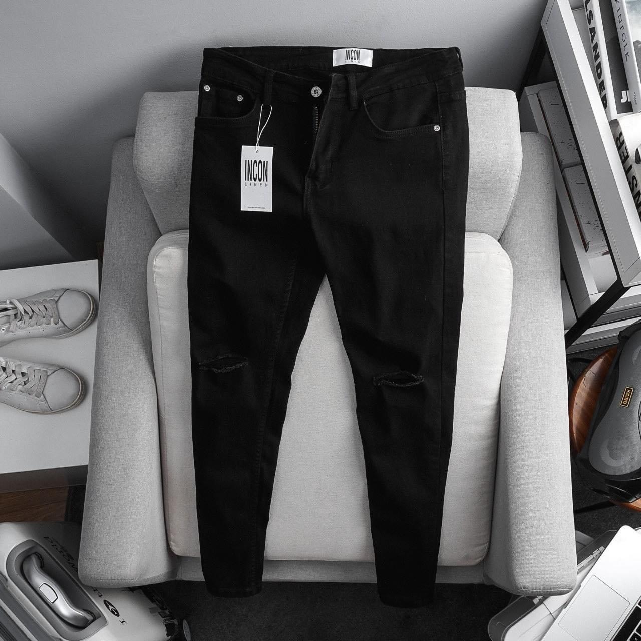 Quần jeans rách gối Nam Phong Cách quần bò nam cao cấp chính hãng giá rẻ PHƯƠNG VI FASHION (QUẦN BAGGY XẢ KHO XEM ẢNH CUỐI)