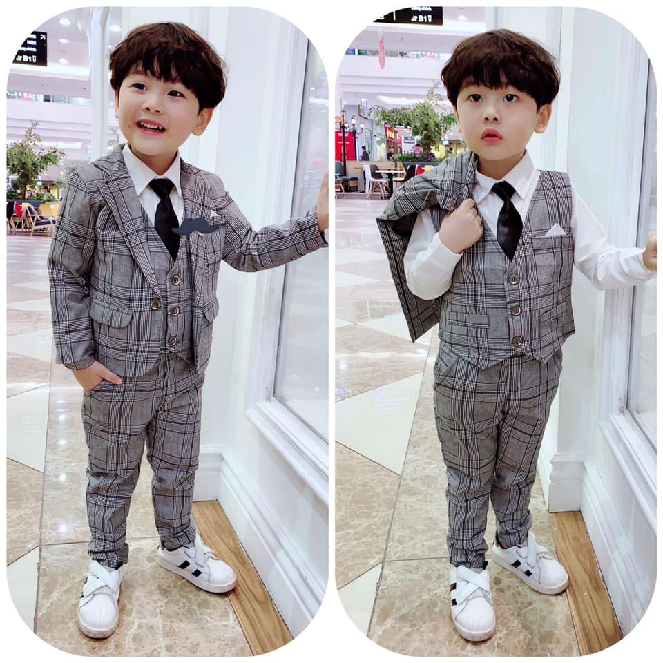 bộ vest 6 chi tiết cho bé 9-23kg