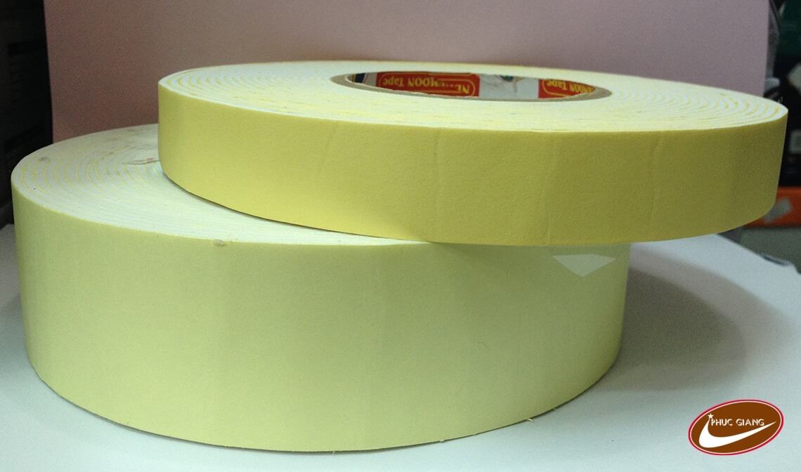 BĂNG KEO 2 MẶT 1 CUỘN CAO 2CM, Dạng xốp