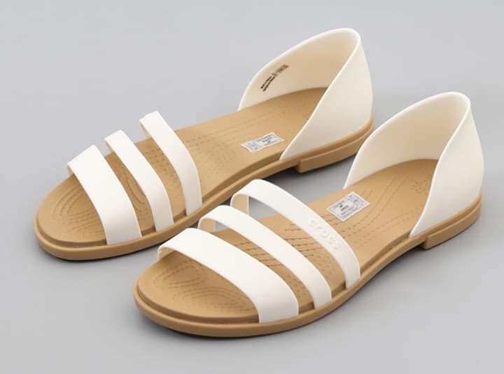SANDAL CROCS- TULUM OPEN FLAT CHO NỮ