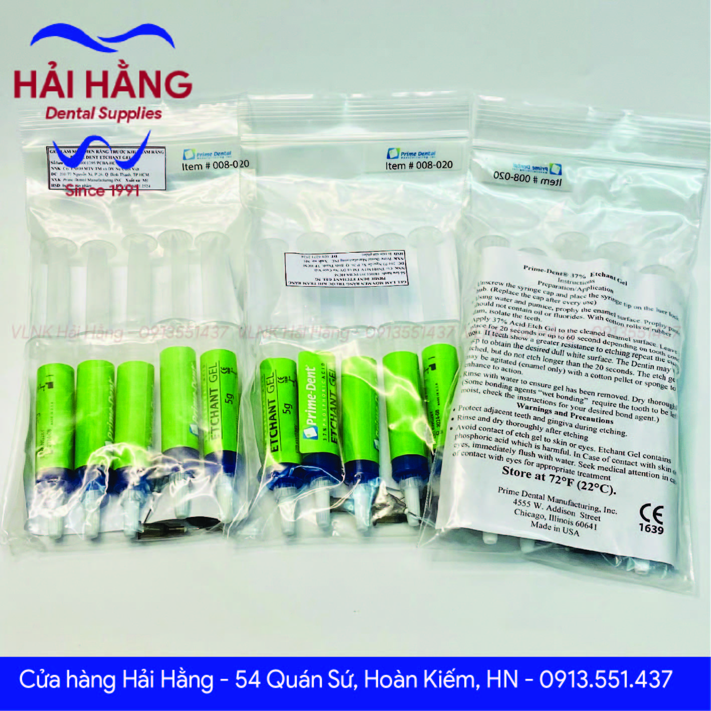 Etching nha khoa Prime Dent (Mỹ)
