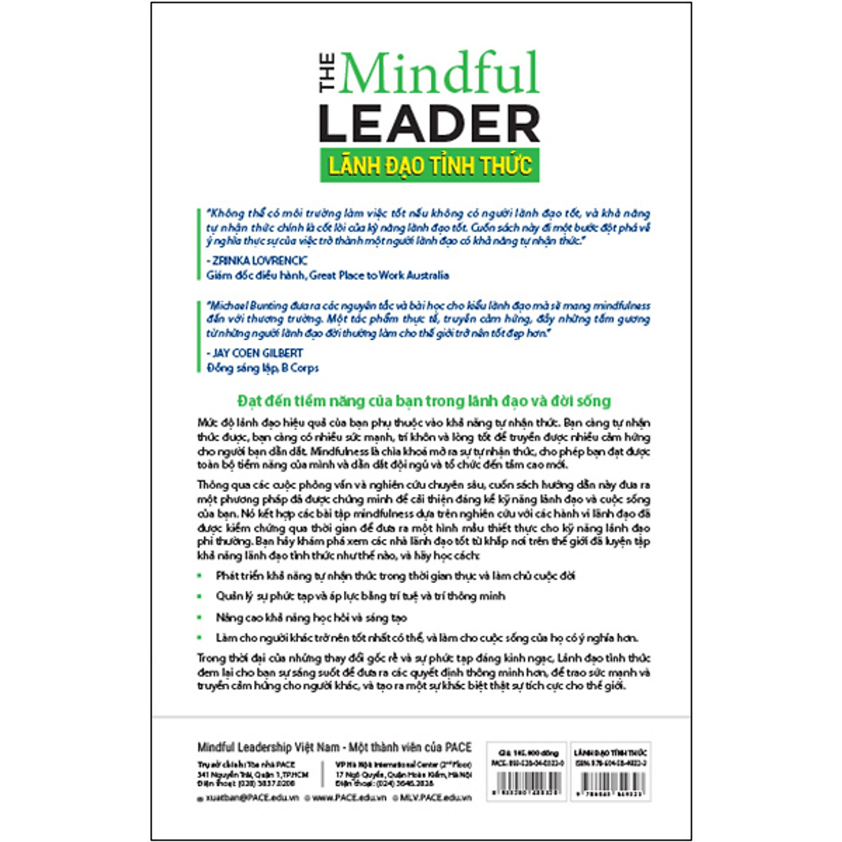 NXBHCM - Sách Lãnh Đạo Tỉnh Thức (The Mindful Leader) (PACE)