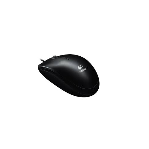 Chuột Có Dây Logitech B100 (Đen) - Hàng Chính Hãng