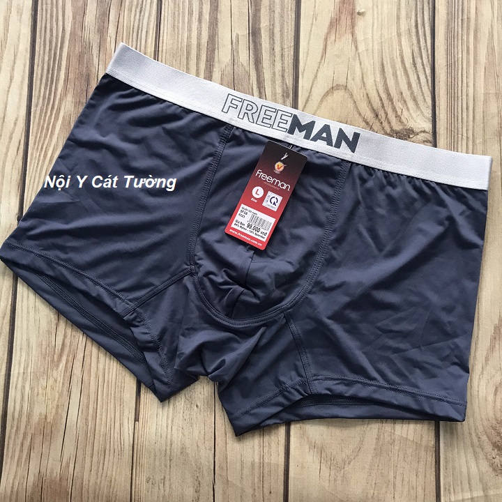 Quần Lót Nam Dạng Đùi Thun Lạnh FREEMAN Boxer ( giao màu ngẫu nhiên)