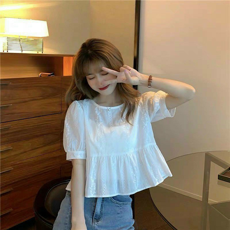 set áo baby doll nơ xinh