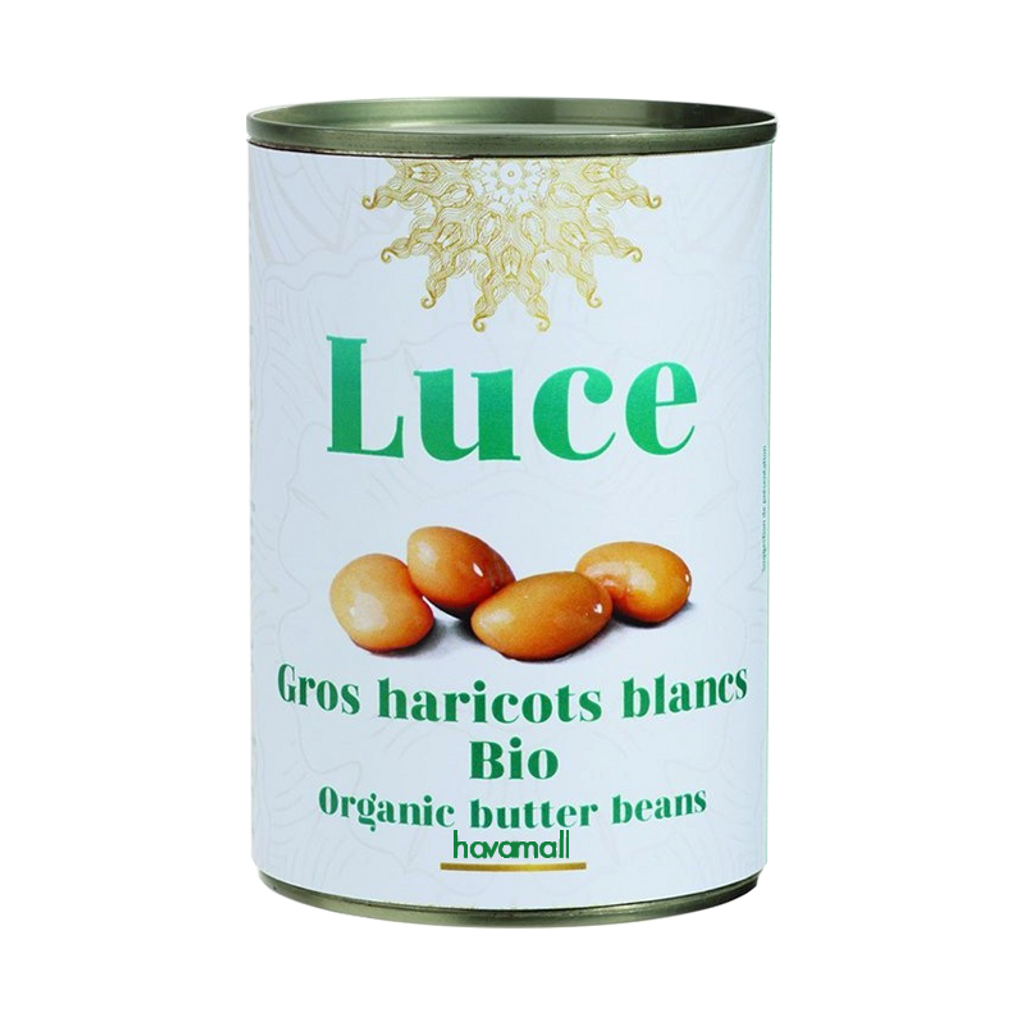 Đậu Trắng To Hữu Cơ Luce 400g - Organic Buttee Beans Luce 400g