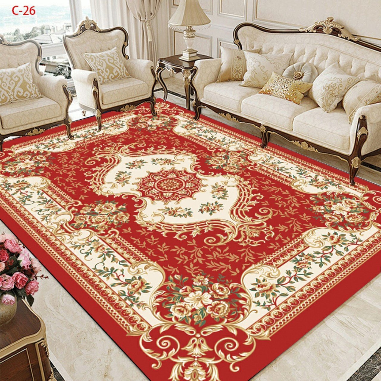 Thảm bali trải sàn 2m x 3m