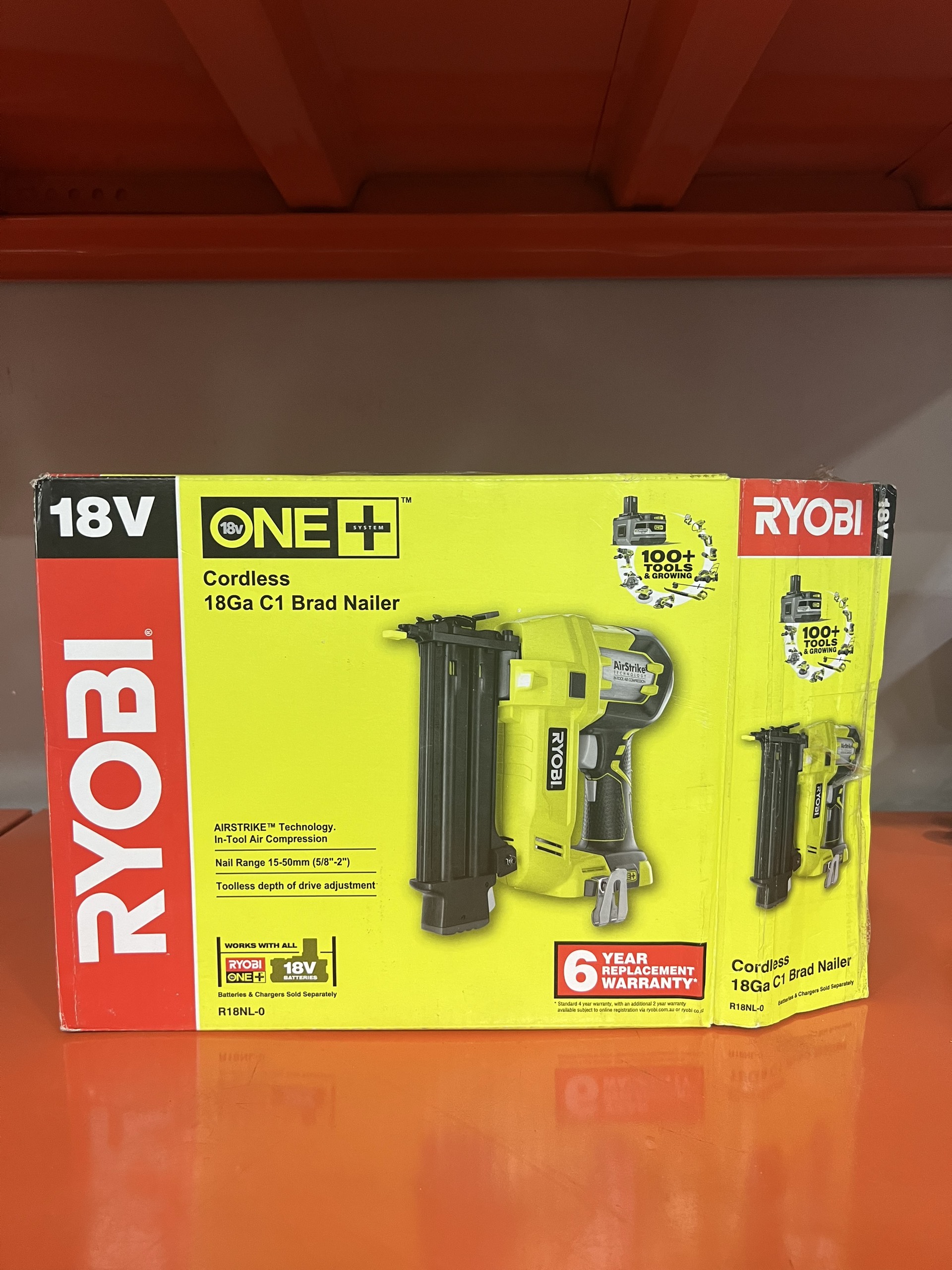 Ryobi r18nl sale