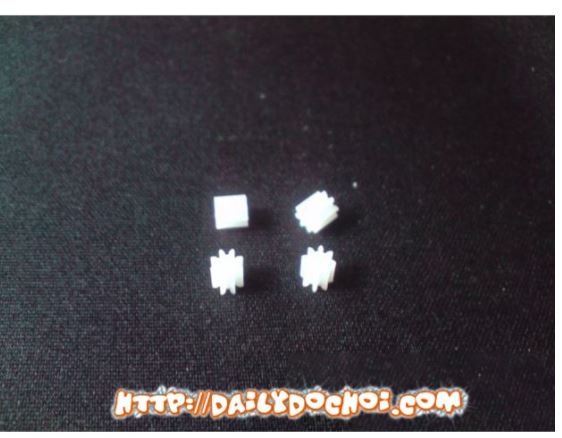 Br82a bánh răng 8 răng trục 2mm chế diy giá 1 chiếc