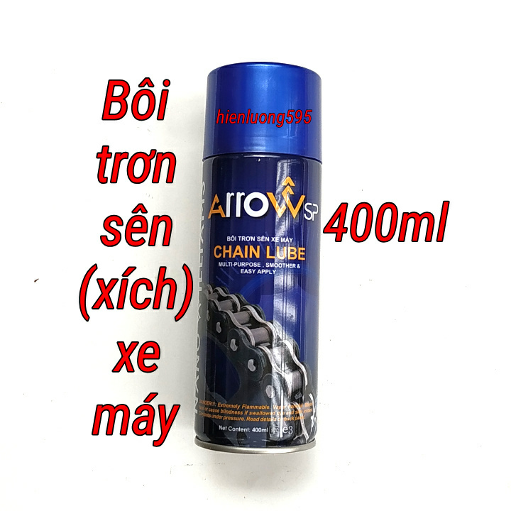 Dung dịch xịt Rửa, Bôi trơn sên (xích) xe máy