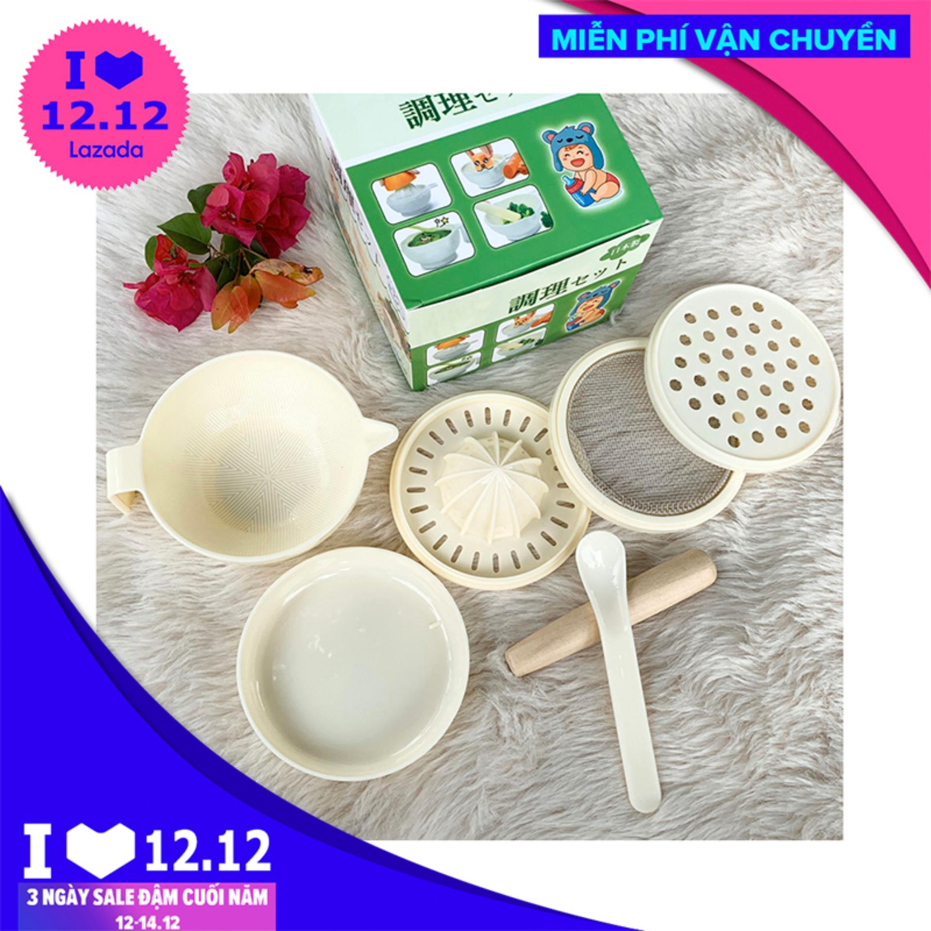 Bộ Chế Biến Và Tập Ăn Dặm Kiểu Japan