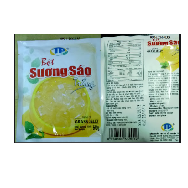 Bột Làm Thạch Sương Sáo Trắng TP 50g