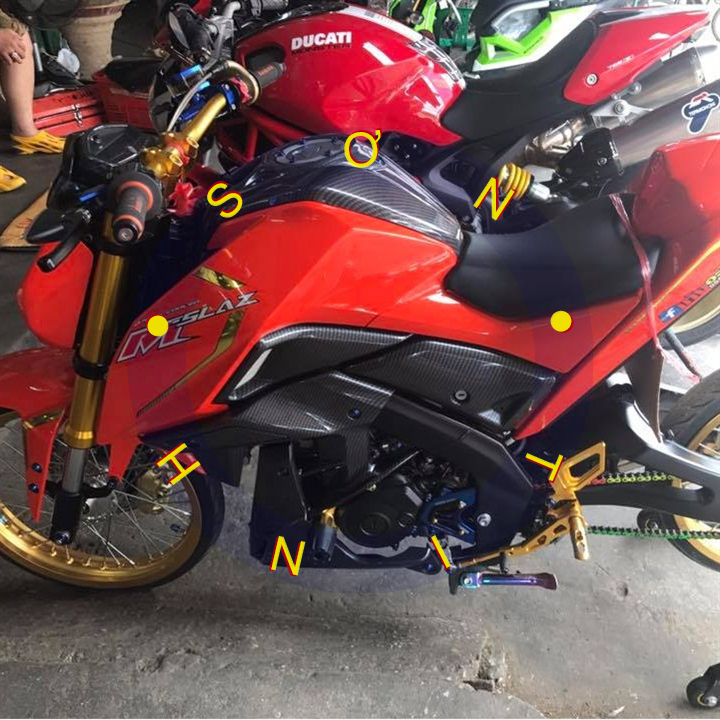 SƠN SAMURAI SƠN XỊT MÀU CAM SÁNG 115