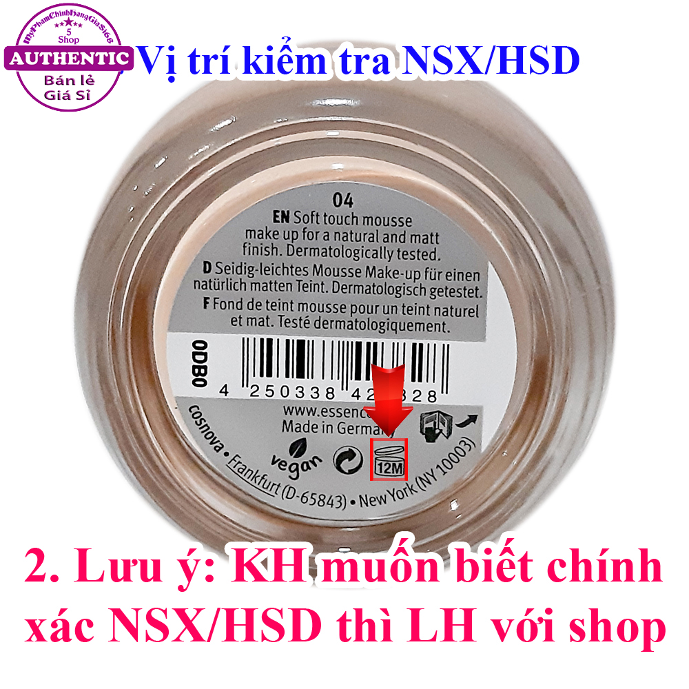 PHẤN TƯƠI ESSENCE MOUSSE MAKE UP - ĐỨC