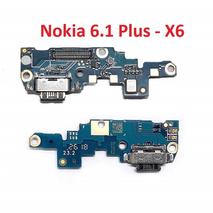 Cụm chân sạc nokia x6 / 6.1 plus