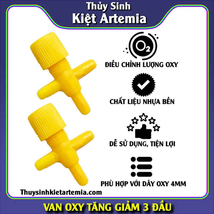 Van chia dây oxi, van nối dây oxi