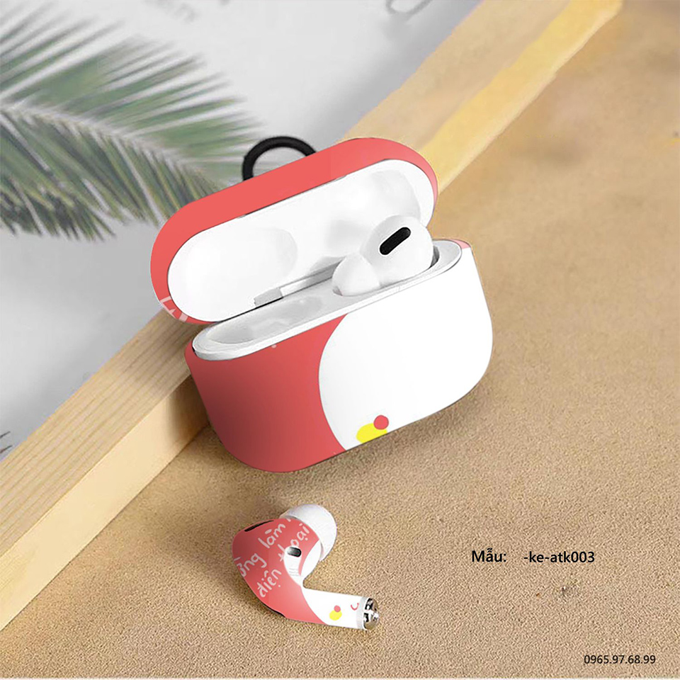 Decal Skin dán AirPods Pro mẫu thiết kế