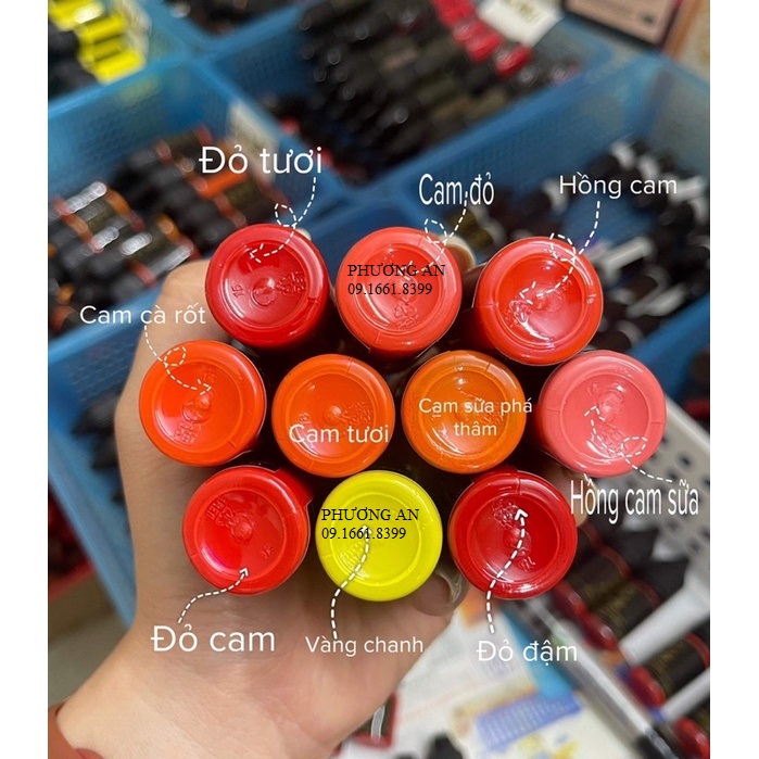 Mực Pha Sẵn Phun Xăm Bong Đậm, Bám Màu