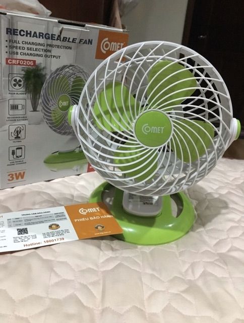 [HCM]Quạt sạc COMET CRF0206