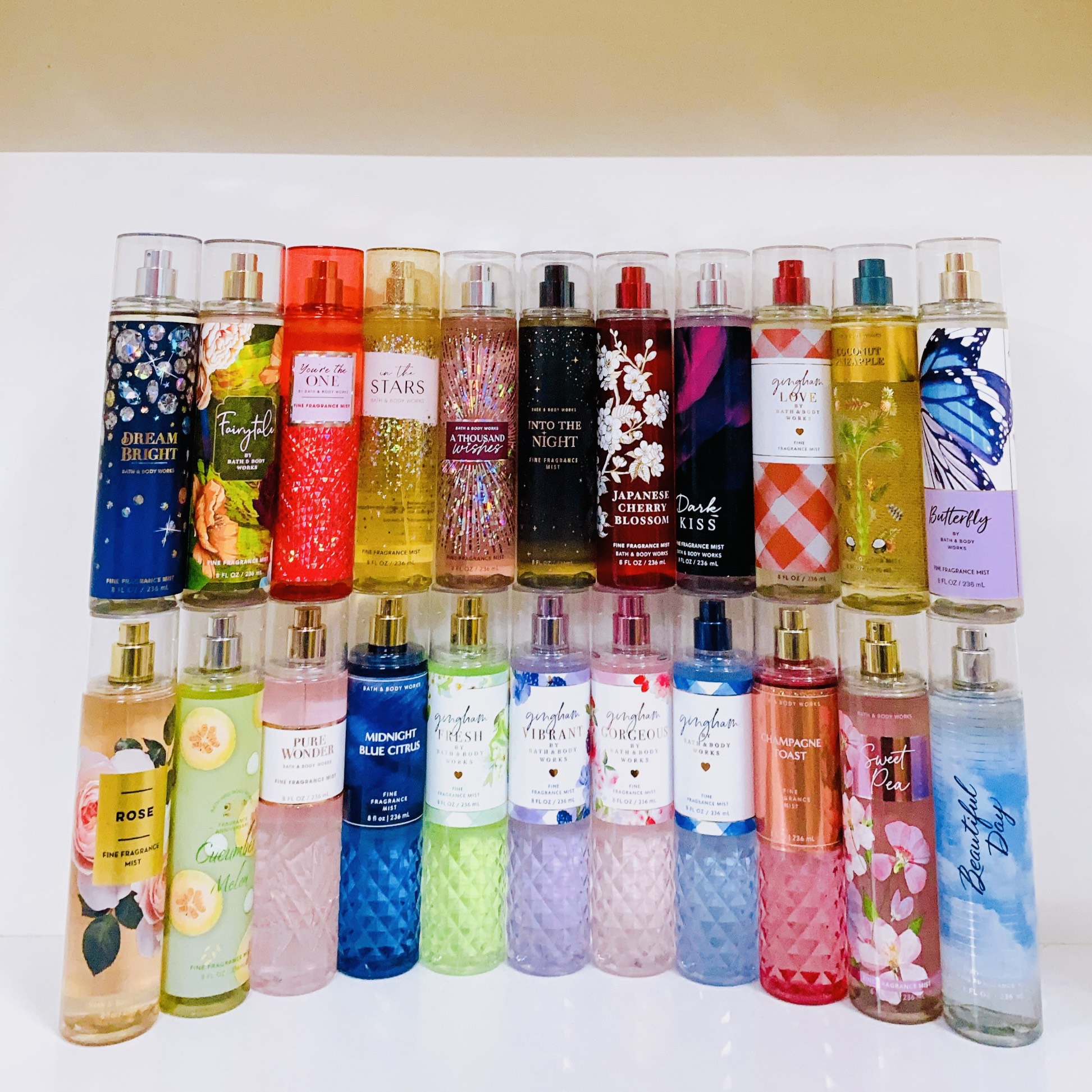 [Bill Mỹ- Đủ Mùi Hot]- Xịt thơm body mist Bath & Body Works 236ml
