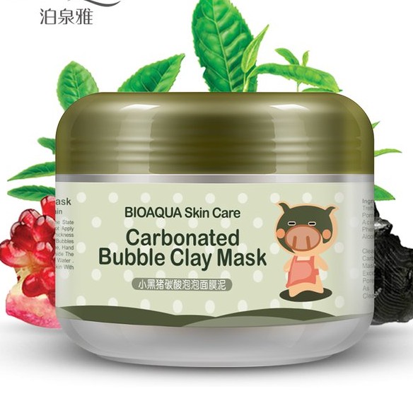 Mặt Nạ Sủi Bọt Thải Độc Bì Heo Bioaqua (queen cosmetics)