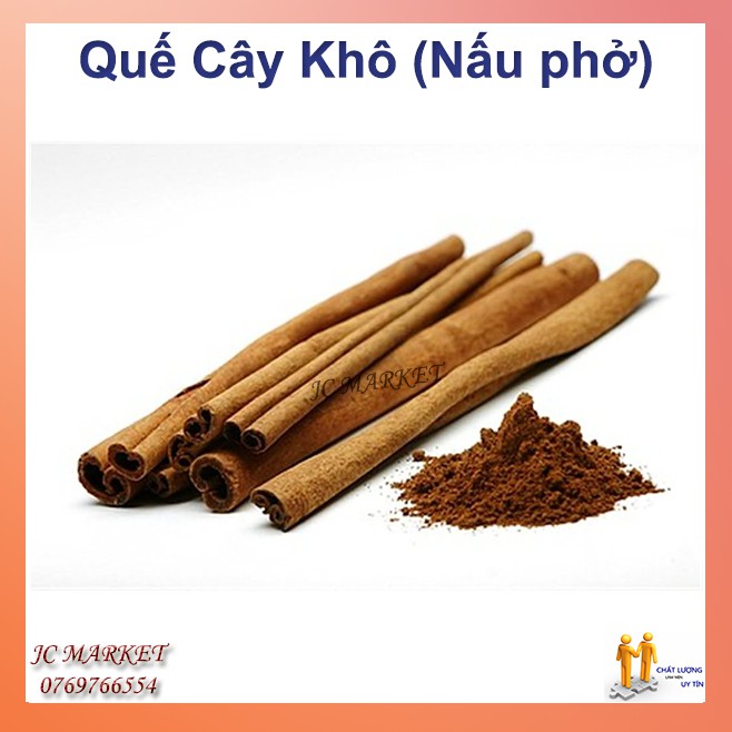 Quế cây khô, quế khúc (hương vị nấu phở, nấu sâm)