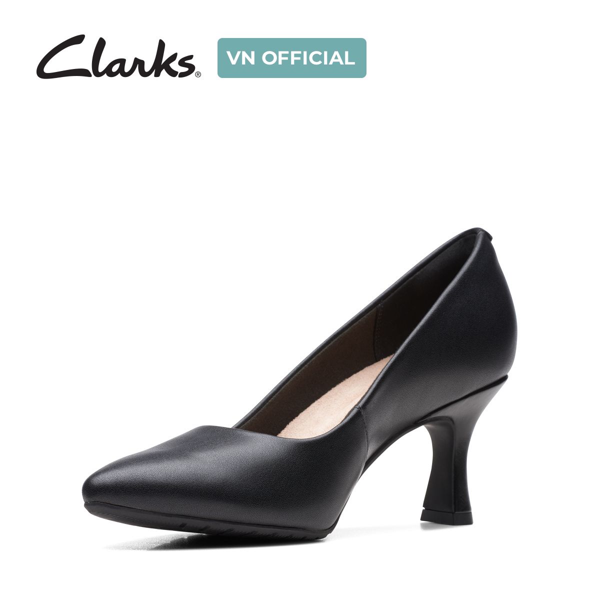 Giày Cao Gót 7cm Da Nữ Clarks - Kataleyna Gem