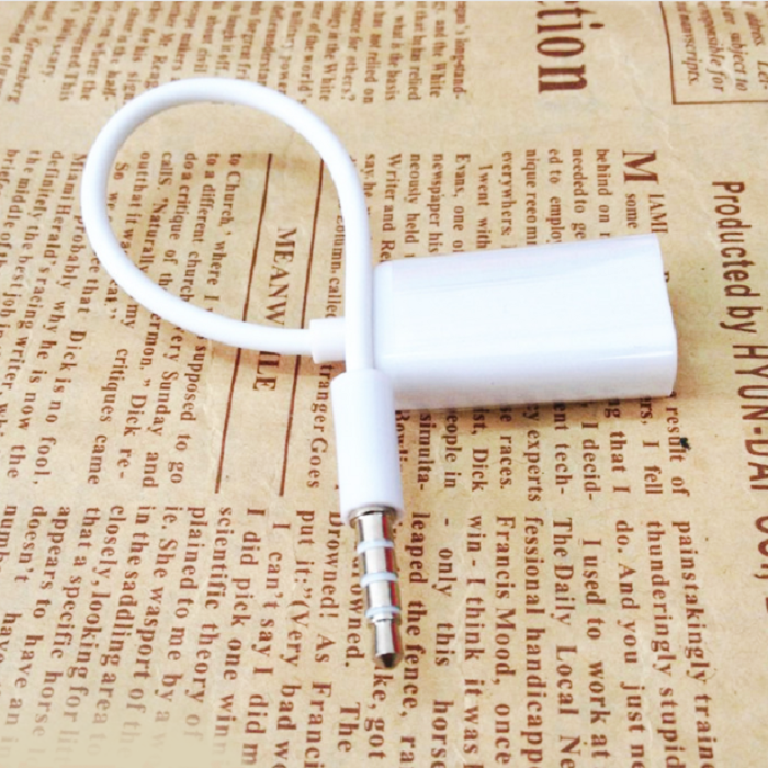 Cáp chia 2 cổng tai nghe 3.5mm từ 1 ra 2 ( màu Trắng )
